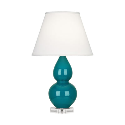 product image for peacock glazed ceramic double gourd accent lamp by robert abbey ra 1771 8 33