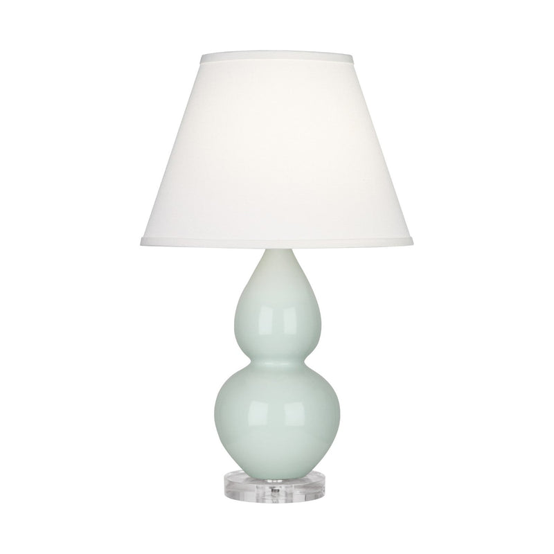 media image for celadon glazed ceramic double gourd accent lamp by robert abbey ra 1786 8 213