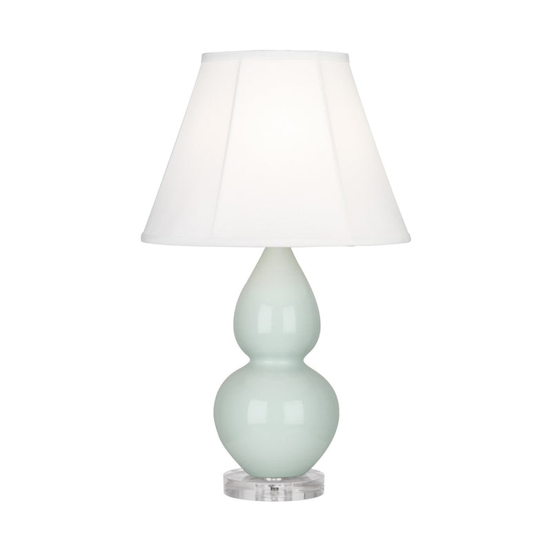 media image for celadon glazed ceramic double gourd accent lamp by robert abbey ra 1786 7 29