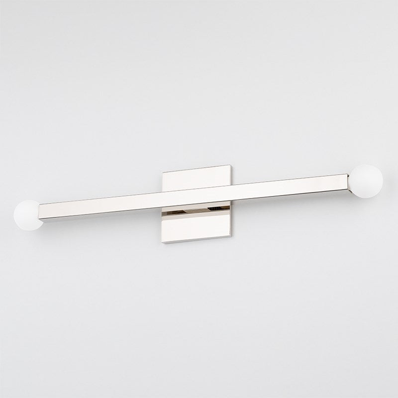 media image for dona 2 light wall sconce by mitzi h463102 agb 6 249