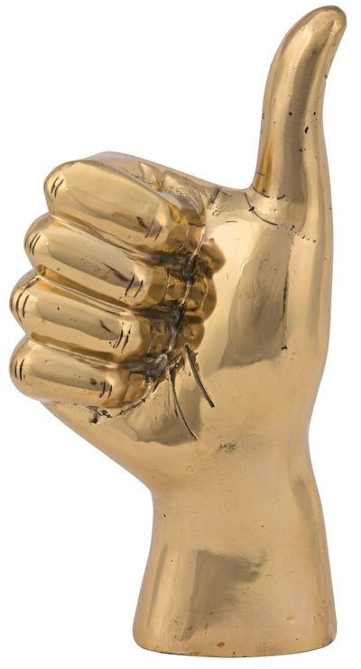 product image of thumbs up sculpture in brass design by noir 1 557