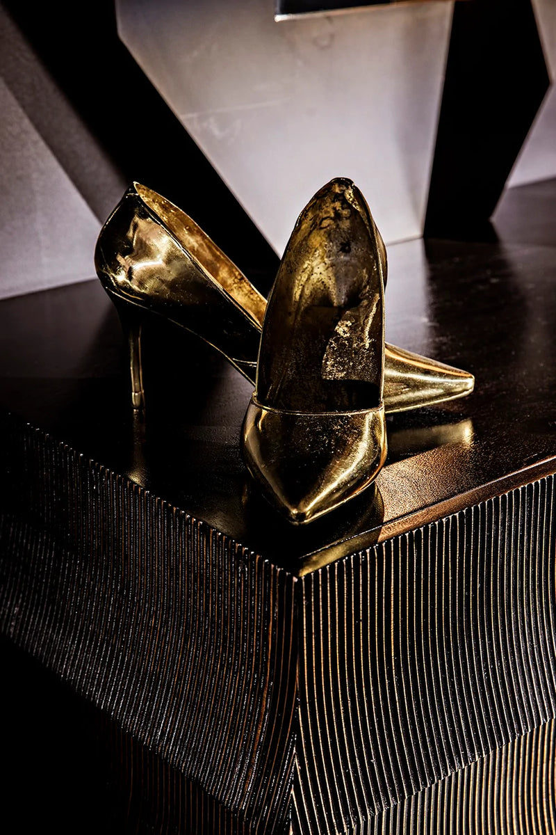 media image for heel sculpture in brass design by noir 4 271