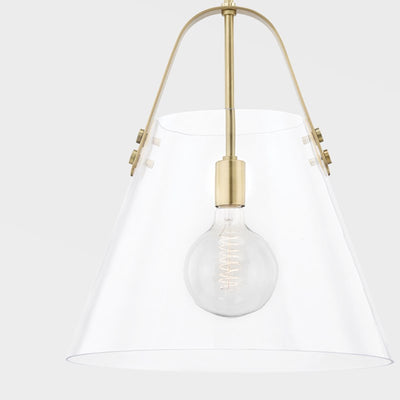 product image for karin 1 light extra large pendant by mitzi h162701xl agb 4 79