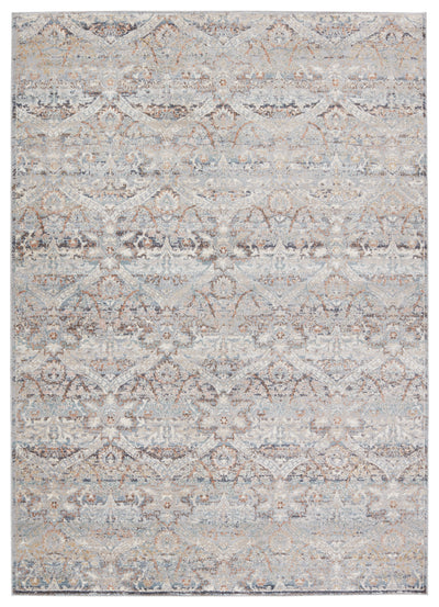 product image of Abrielle Edlynne Light Gray & Light Blue Rug 1 56