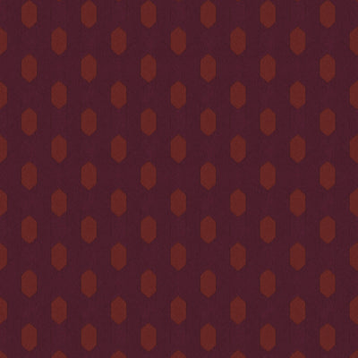 product image of Art Deco Style Geometric Motif Wallpaper in Orange/Red/Lilac from the Absolutely Chic Collection by Galerie Wallcoverings 576