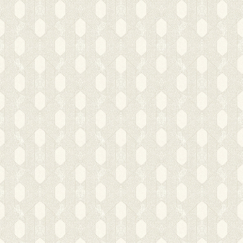 media image for Art Deco Style Geometric Motif Wallpaper in Cream/Grey/Metallic from the Absolutely Chic Collection by Galerie Wallcoverings 280