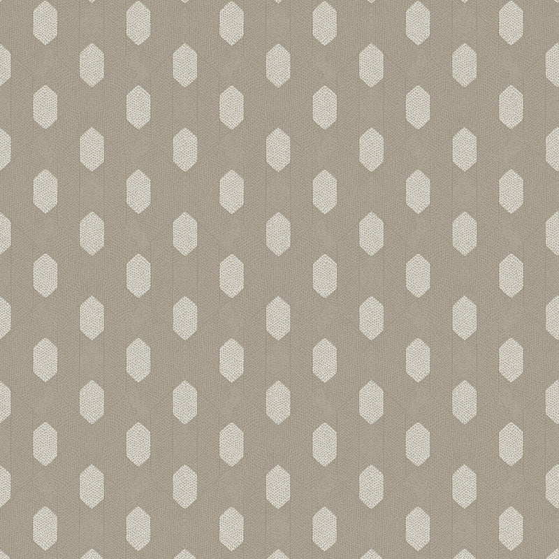 media image for Art Deco Style Geometric Motif Wallpaper in Beige/Grey/Metallic from the Absolutely Chic Collection by Galerie Wallcoverings 230