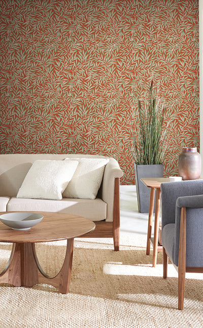 product image for Rowan Rust Wallpaper from the Arts and Crafts Collection by Ronald Redding 4