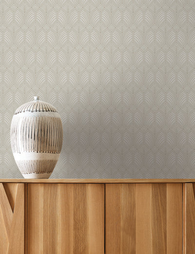 product image for Craftsman Taupe Wallpaper from the Arts and Crafts Collection by Ronald Redding 45
