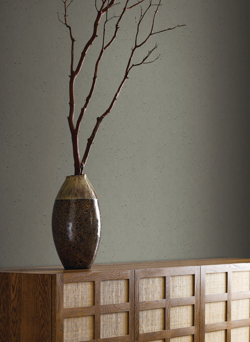 media image for Burnished Patina Silver Wallpaper from the Arts and Crafts Collection by Ronald Redding 243