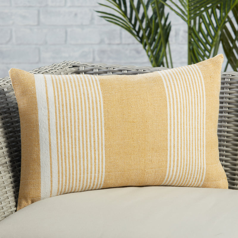 media image for Acapulco Carinda Indoor/Outdoor Gold & Ivory Pillow 4 211