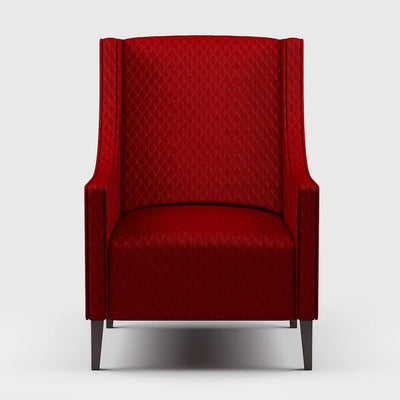 product image for Acute Fabric in Brick Red 18