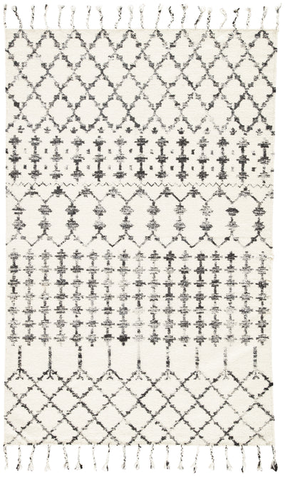 product image for Riot Geometric Rug in Turtledove & Jet Black design by Jaipur Living 73