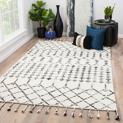product image for Riot Geometric Rug in Turtledove & Jet Black design by Jaipur Living 68