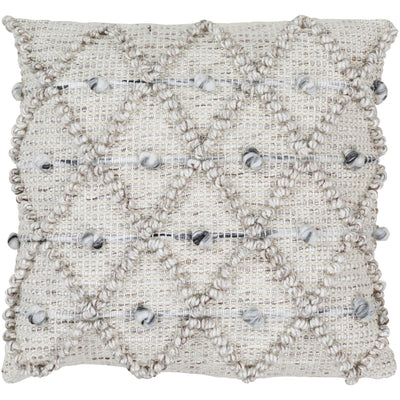 product image for Anders ADR-001 Hand Woven Pillow in Cream & Light Gray by Surya 73
