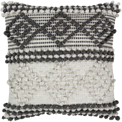 product image for Anders ADR-002 Hand Woven Square Pillow in Charcoal & Beige by Surya 53