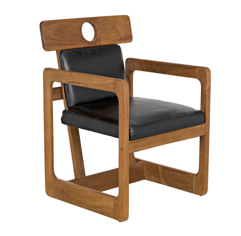 media image for buraco arm chair by noir ae 223t 2 22