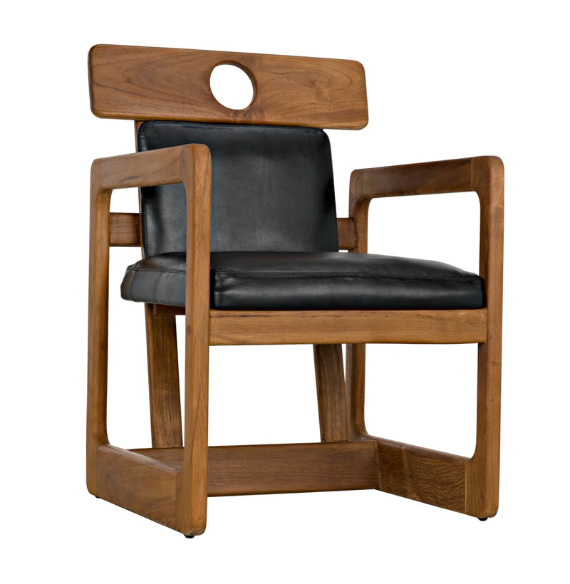 media image for buraco arm chair by noir ae 223t 1 287