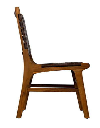 product image for dede dining chair in teak design by noir 20 21
