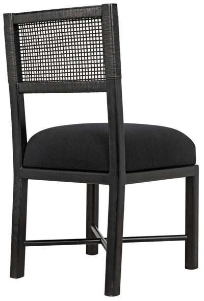 product image for lobos chair in charcoal black design by noir 3 5