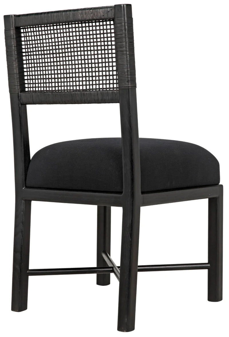 media image for lobos chair in charcoal black design by noir 3 289