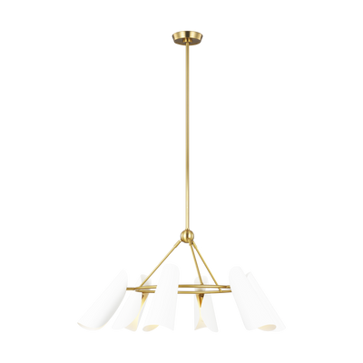 product image for six light chandelier by aerin aec1036bbsmbk 2 91