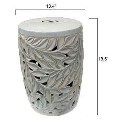 product image for achilles indoor outdoor ceramic garden stool by surya aeh 001 8 34