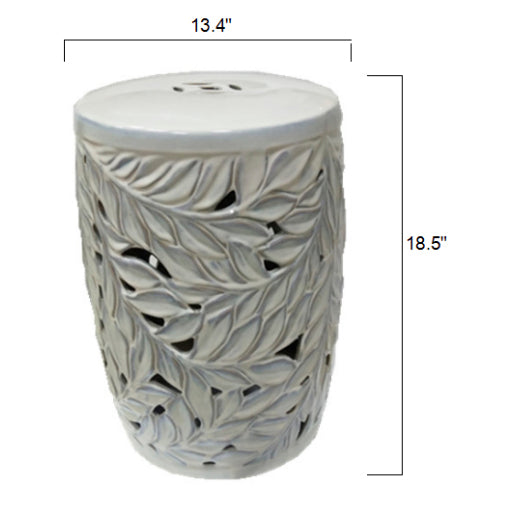 media image for achilles indoor outdoor ceramic garden stool by surya aeh 001 8 256