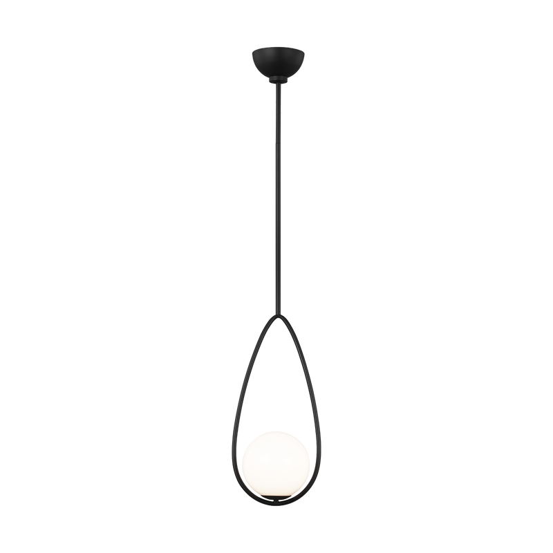 media image for one light pendant by aerin aep1001bbs 2 215