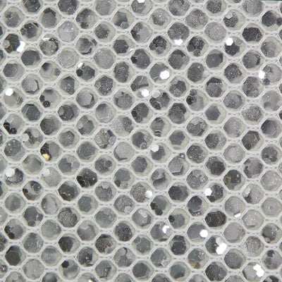 product image of Large Sequins Wallpaper in Silver from the Flash Collection by Burke Decor 580