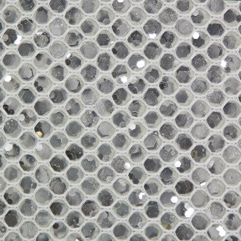 media image for Large Sequins Wallpaper in Silver from the Flash Collection by Burke Decor 266