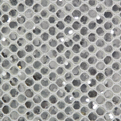 product image of sample large sequins wallpaper in silver from the flash collection by burke decor 1 510