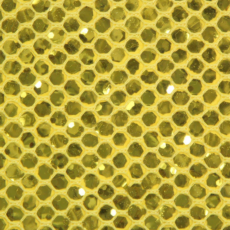 Shop Large Sequins Wallpaper in Gold from the Flash Collection by Burke