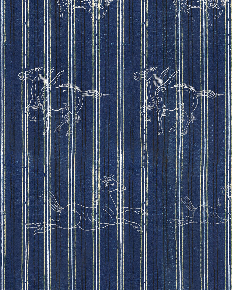 media image for sample a fable wallpaper in indigo from the complementary collection by mind the gap 1 296