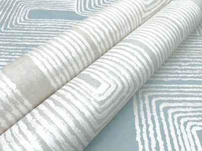 product image for Zulu Thread Wallpaper in Dove & Pearl 14