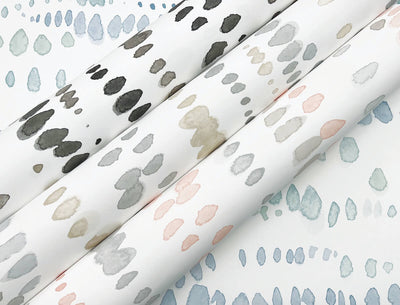 product image for Dewdrops Wallpaper in Black & Taupe 34