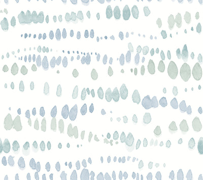 product image of Dewdrops Wallpaper in Blue 538