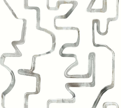 product image of Abstract Aura Wallpaper in Black 540