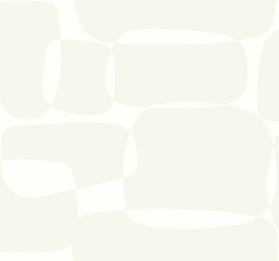product image of Block Wallpaper in White & Ivory 581