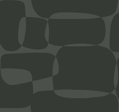 product image of Block Wallpaper in Black & Metallic 532