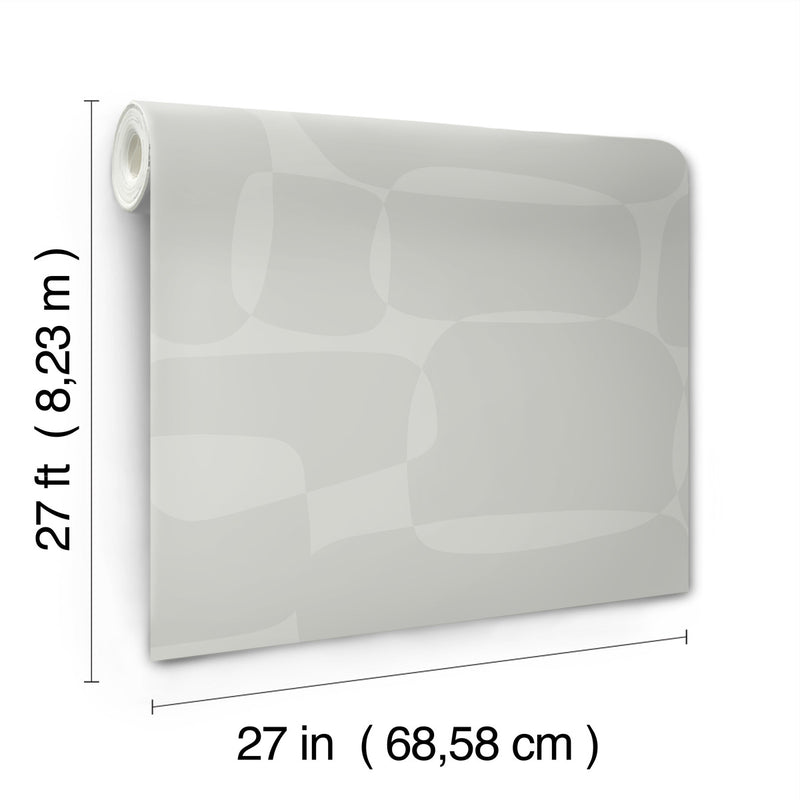 media image for Block Wallpaper in Grey 293
