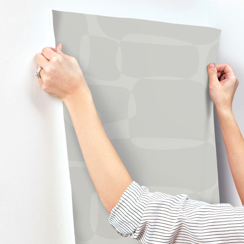 media image for Block Wallpaper in Grey 216