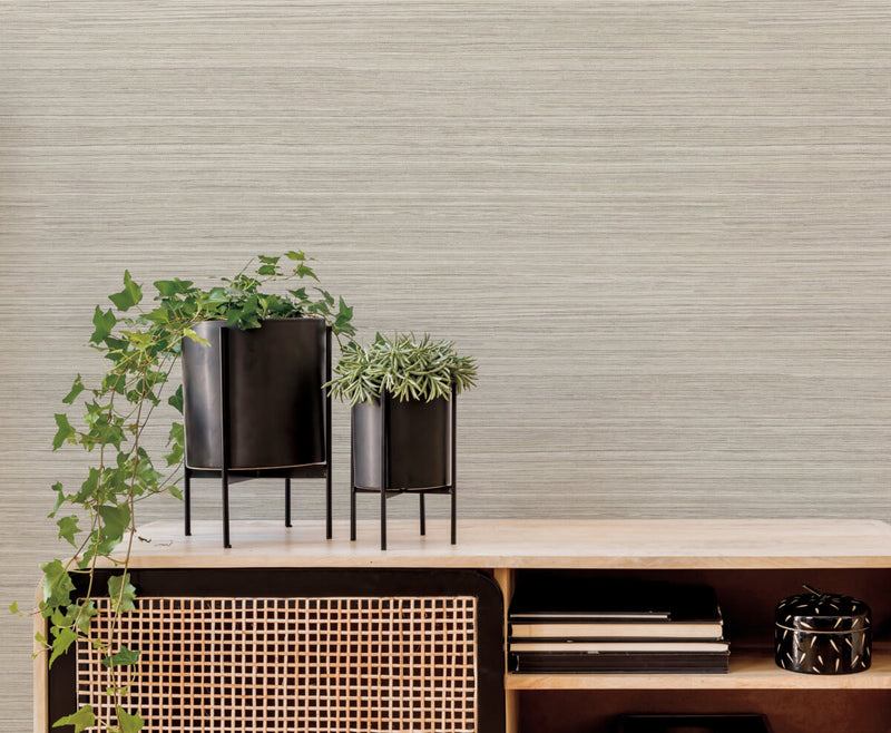 media image for Fountain Faux Grass Wallpaper in Clay 235