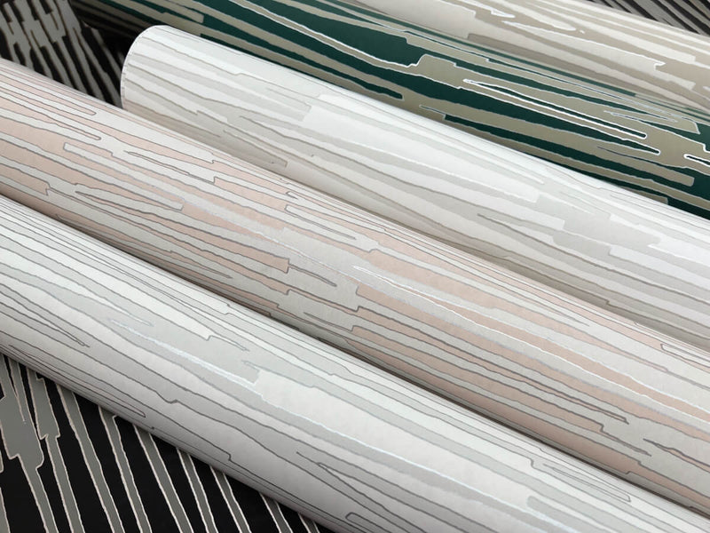 media image for Water Reed Thatch Wallpaper in Dove & Silver 261