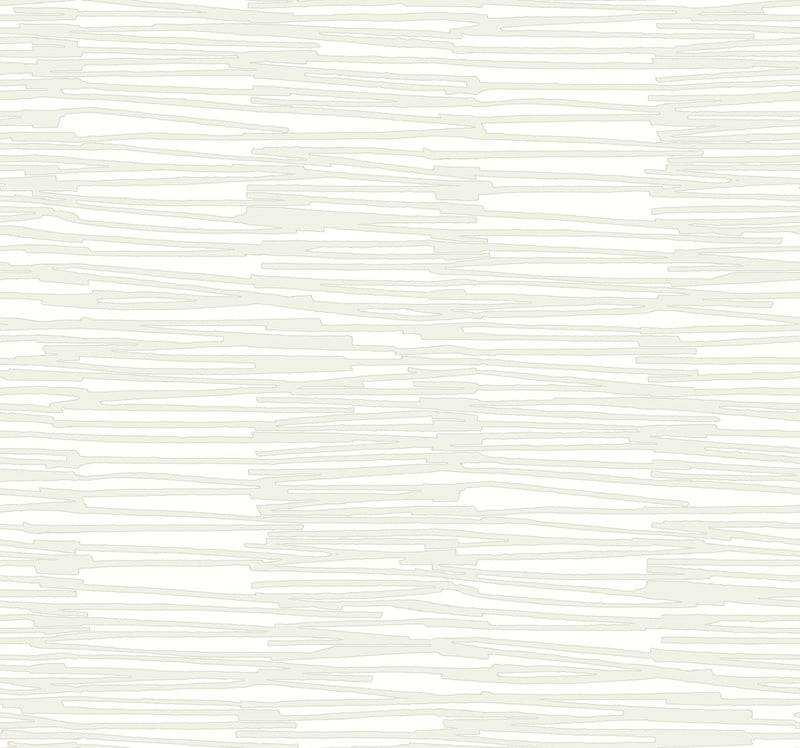 media image for Water Reed Thatch Wallpaper in Ivory & Glint 254