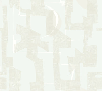 product image of Modern Tribal Wallpaper in Dove & Sand 54