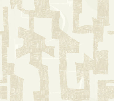 product image of Modern Tribal Wallpaper in Caramel & Cream 519