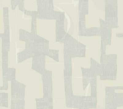 product image of Modern Tribal Wallpaper in Neutral & Grey 513