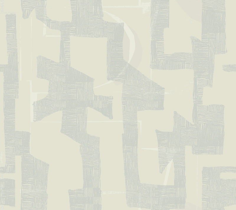 media image for Modern Tribal Wallpaper in Neutral & Grey 287