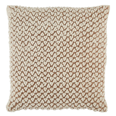 product image of Madur Textured Pillow in Tan by Jaipur Living 582